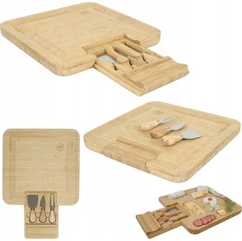 Kuchyňské prkénko Prkénko na krájení sýrů HowHomely bambusové 1 ks