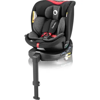 Autosedačka LIONELO Autosedačka Navy i-Size (40-150 cm) Black Red