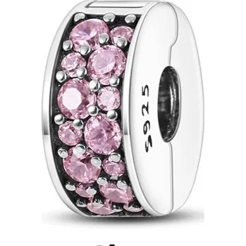 Korálek Prosperk Korálek na náramek růžový stopper S0172