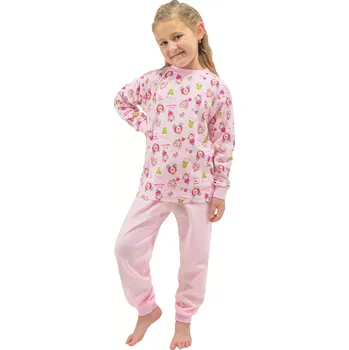 Dívčí pyžamo ESITO Princess dívčí pyžamo růžové