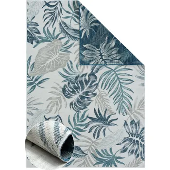 Koberec Kusový koberec Coral blau – na ven i na doma, 160x230, modrá, chodba / předsíň, My Flair - 1 rok na vrácení + DOPRAVA ZDARMA k Vám i zpět