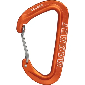 Lezecký doplněk Mammut Mammut Sender Wire Carabiner Barva: Oranžová