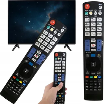 Dálkový ovladač Dálkový Ovladač pro televizor LG Smart TV Univerzální náhrada AAA R3 Černá
