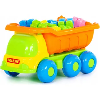 ostatní stavebnice Kiesza sklápěčka + Stavebnice Maluszek 35 dílků