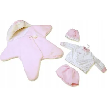 Panenka Oblečení pro panenku Llorens M740-38 NEW BORN, velikost 40-42 cm