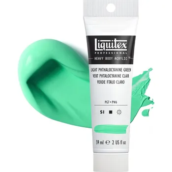 Vodová barva Akrylová barva Liquitex Heavy Body - Light Phthalocyanine Green