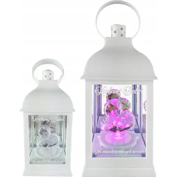 Svíčka HŘBITOVNÍ SVÍČKA NA HROB PRO BABIČKU SRDCE LED SVÍČKA SRDCE HŘBITOV POHŘEB