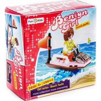 ostatní stavebnice Stavebnice Benign Girl Fun4Kids plážová jachta x2 8 dílů