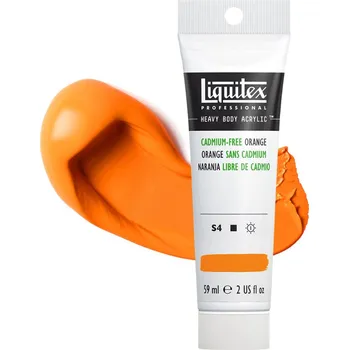 Výtvarná barva Akrylová barva Liquitex Heavy Body - Cadmium Free Orange