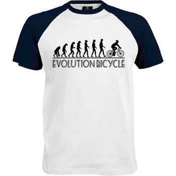 Pánské tričko Tričko Evolution Bicycle Druh: Pánské, Barva: Navy | Bílá, Velikost: M