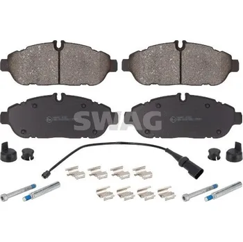 Brzdová destička Sada brzdových destiček, kotoučová brzda SWAG 33 11 0386
