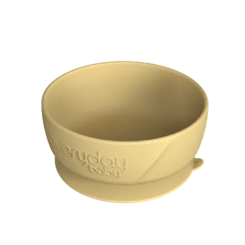 Everyday Baby silikonová miska s přísavkou, Soft Yellow