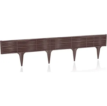 Zahradní obrubník Zahradní lem plast 1 cm x 9 cm hnědý