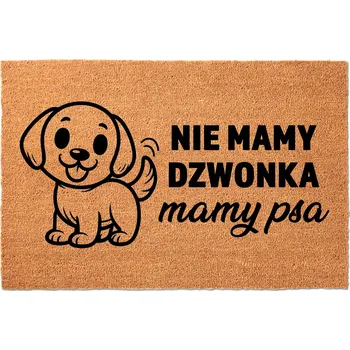 Rohožka Hotová gumová kokosová rohožka 40 x 60 cm