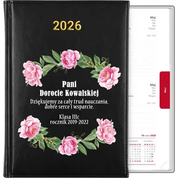 Kalendář Knižkový kalendář 2026 A5 černý