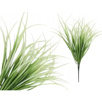 umělá květina Tráva Kytice Umělé Rostliny na Balkon Zelená Stěna Listy Bílá