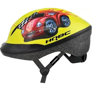 Cyklistická přilba Dětská přilba HQBC Funq Red Car žlutá 48-54 cm
