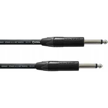 Audio kabel CPL 3 PP reproduktorový kabel Neutrik Jack 6.3 mono - Neutrik Jack 6.3 mono