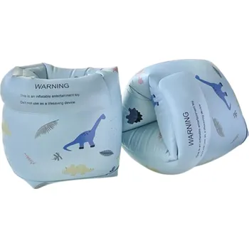 Plavecké brýle Nafukovací plavecké rukávky 16,5 x 18 x 16,5 cm Modré koupací návleky se vzorem dinosaurů Plavecké plováky pro děti i dospělé vodní hry