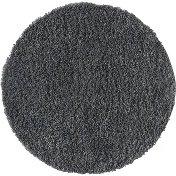 Koberec Kusový koberec My Shaggy dunkelgrau kruh, 100x100 (průměr) kruh, šedá, chodba / předsíň, My Flair - 1 rok na vrácení + DOPRAVA ZDARMA k Vám i zpět
