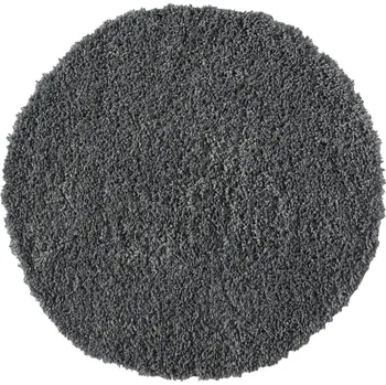 Koberec Kusový koberec My Shaggy grau kruh, 100x100 (průměr) kruh, šedá, chodba / předsíň, My Flair - 1 rok na vrácení + DOPRAVA ZDARMA k Vám i zpět
