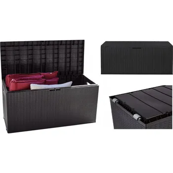 Zahradní úložný box Zahradní úložný box plast 350 l šedý