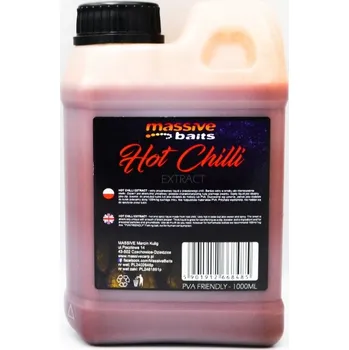 Návnadová surovina Massive Baits Hot Chilli Extract tekutý / 1000ml