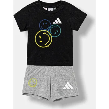 Dětská bavlněná souprava adidas JN2154 černá 99X, vel. 104