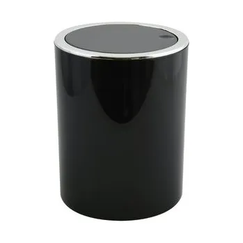 Odpadkový koš MSV výklopný odpadkový koš KAMAKA, černý, plast, 6 L