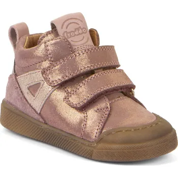 Dívčí obuv FRODDO dětská celoroční obuv ROSARIO HIGH-TOP pink/gold G2110134-34 Velikost: 23