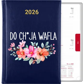 Kalendář Knižní kalendář 2026 A5 modrý