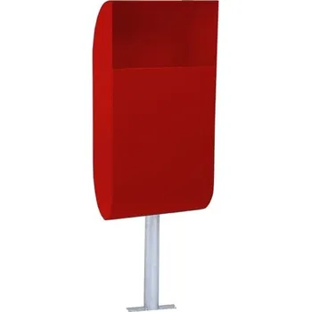 Venkovní odpadkový koš Odpadkový koš vajíčko - červený