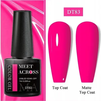 Přípravek na nehty METT ACROSS gelový lak na nehty, gel lak (77)