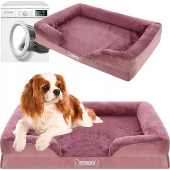 Pelíšek pro psa Lovedog ortopedické pelíšek pro psa, růžové, 70 cm x 55 cm