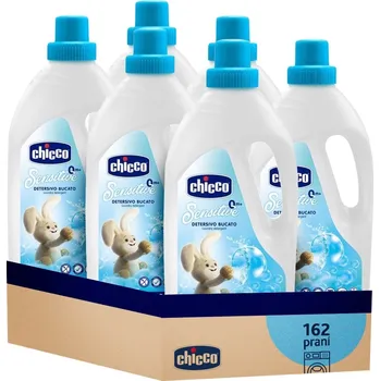 6x CHICCO Prostředek prací dětský Sensitive 1,5 l (27 praní)