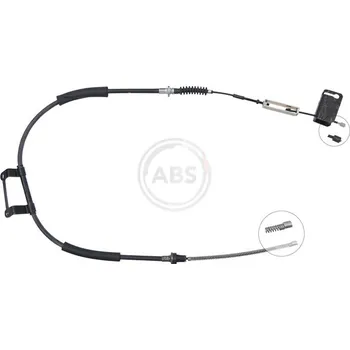 Lanko parkovací brzdy Tažné lanko, parkovací brzda A.B.S. K19388