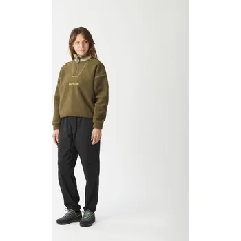 Pánská mikina PICTURE Cylla Crop 1/4 Zip, Tobacco velikost: M