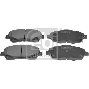 Brzdová destička Sada brzdových destiček, kotoučová brzda FEBI BILSTEIN 16653