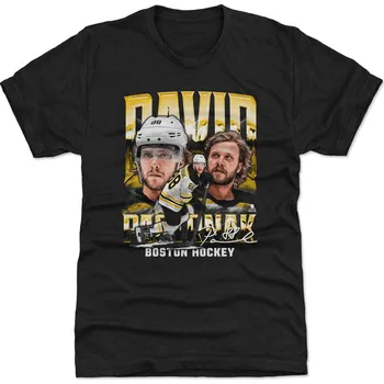 Chlapecké tričko Dětské tričko Boston Bruins NHL David Pastrnak #88 Vintage WHT 500 Level Velikost: L (10 - 11 let)