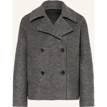 Selected Femme Dámská Buklé Bunda, tmavě šedá, 42