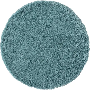 Koberec Kusový koberec My Shaggy hellblau kruh, 150x150 (průměr) kruh, modrá, chodba / předsíň, My Flair - 1 rok na vrácení + DOPRAVA ZDARMA k Vám i zpět