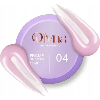 Lak na nehty DIVNA Frame Builder Gel 04 15 ml stavební gel na nehty, barevný