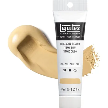 Vodová barva Akrylová barva Liquitex Heavy Body - Unbleached Titanium