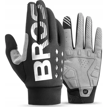 Cyklistické rukavice Cyklistické rukavice na kolo MTB, prodyšné protiskluzové pro telefon, L