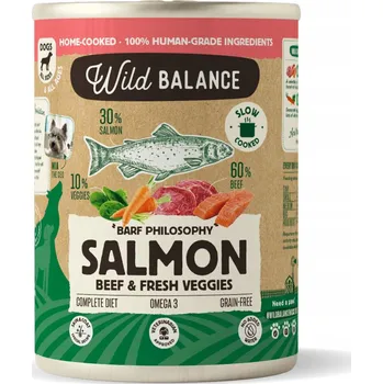 Krmivo pro psa Wild Balance BARF Hovězí + mrkev a špenát 400g