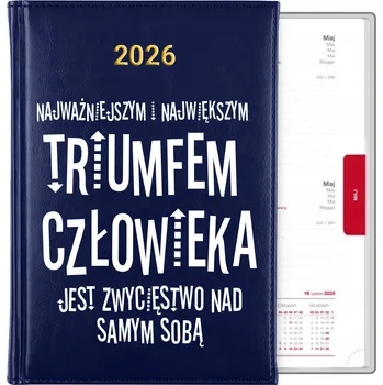 Kalendář Knižní kalendář 2026 A5 modrý