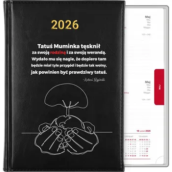 Kalendář Knižkový kalendář 2026 A5 černý