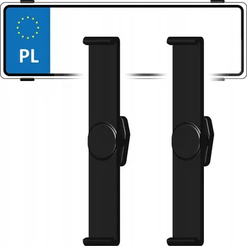 autokoberec Bezrámové držáky SPZ upevnění Lexus RCF