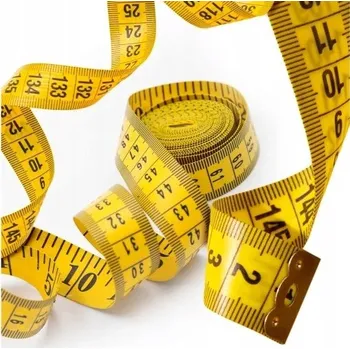 metr CENTYMETR KRAWIECKI 150CM MIARA KRAWIECKA OBOUSTRANNÝ UNIVERZÁLNÍ METR / SVINOVACÍ METR