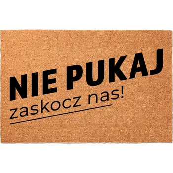Rohožka Hotová gumová kokosová rohožka 40 x 60 cm